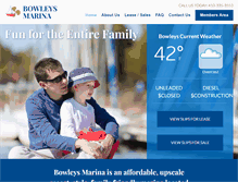 Tablet Screenshot of bowleysmarina.com